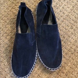 Vince blue suede espadrilles
